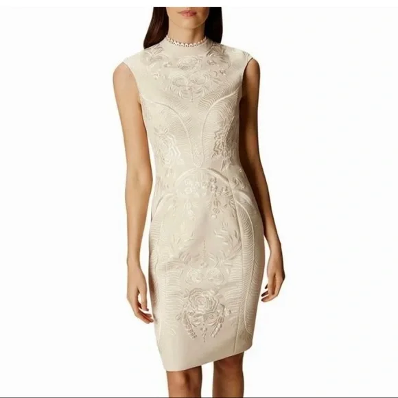 Karen Millen | Dresses | Karen Millen 4 Uk Cream Embroidered Oriental Pencil Dress | Poshmark Karen Millen | Dresses | Karen Millen 4 Uk Cream Embroidered Oriental Pencil Dress | Poshmark